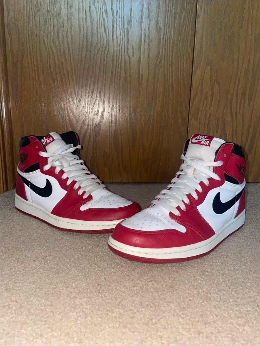 Nike 2015 Miles Morales “Spiderman” White/Red/Black Men's High Sneakers- No box